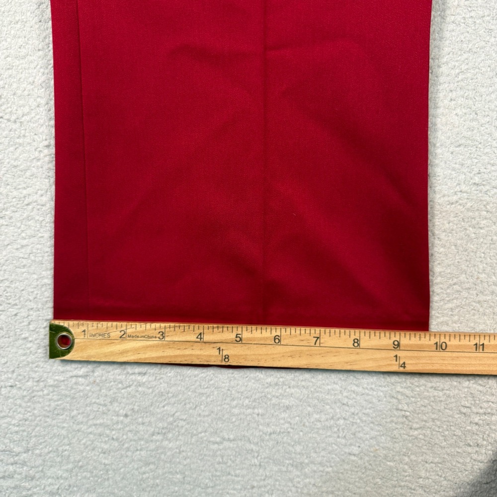 Vintage Y2K Express Design Studio Womens 0 Red Low Rise Editor Flare Pants - Picture 9 of 9